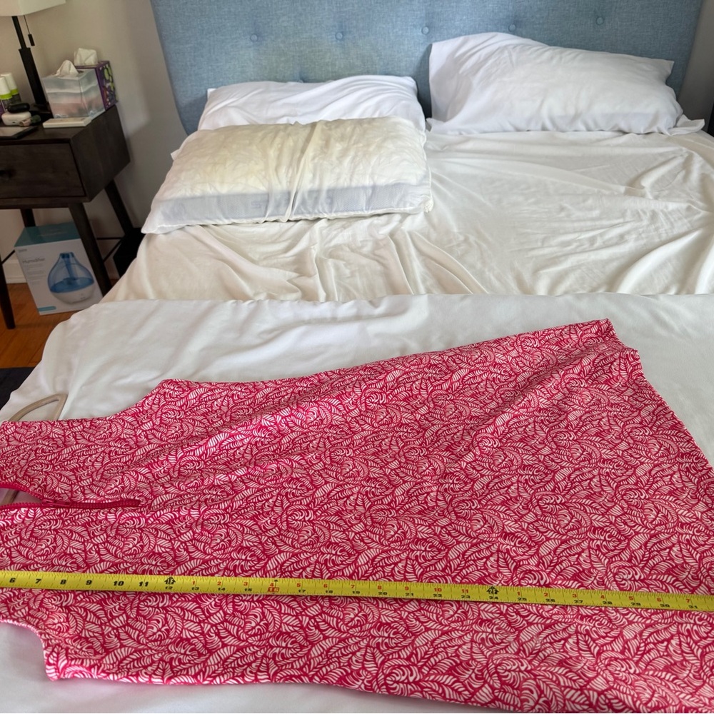 Tommy Bahama Racquet and Paddle Red White Monstera Print Tennis Dress M - Picture 5 of 8